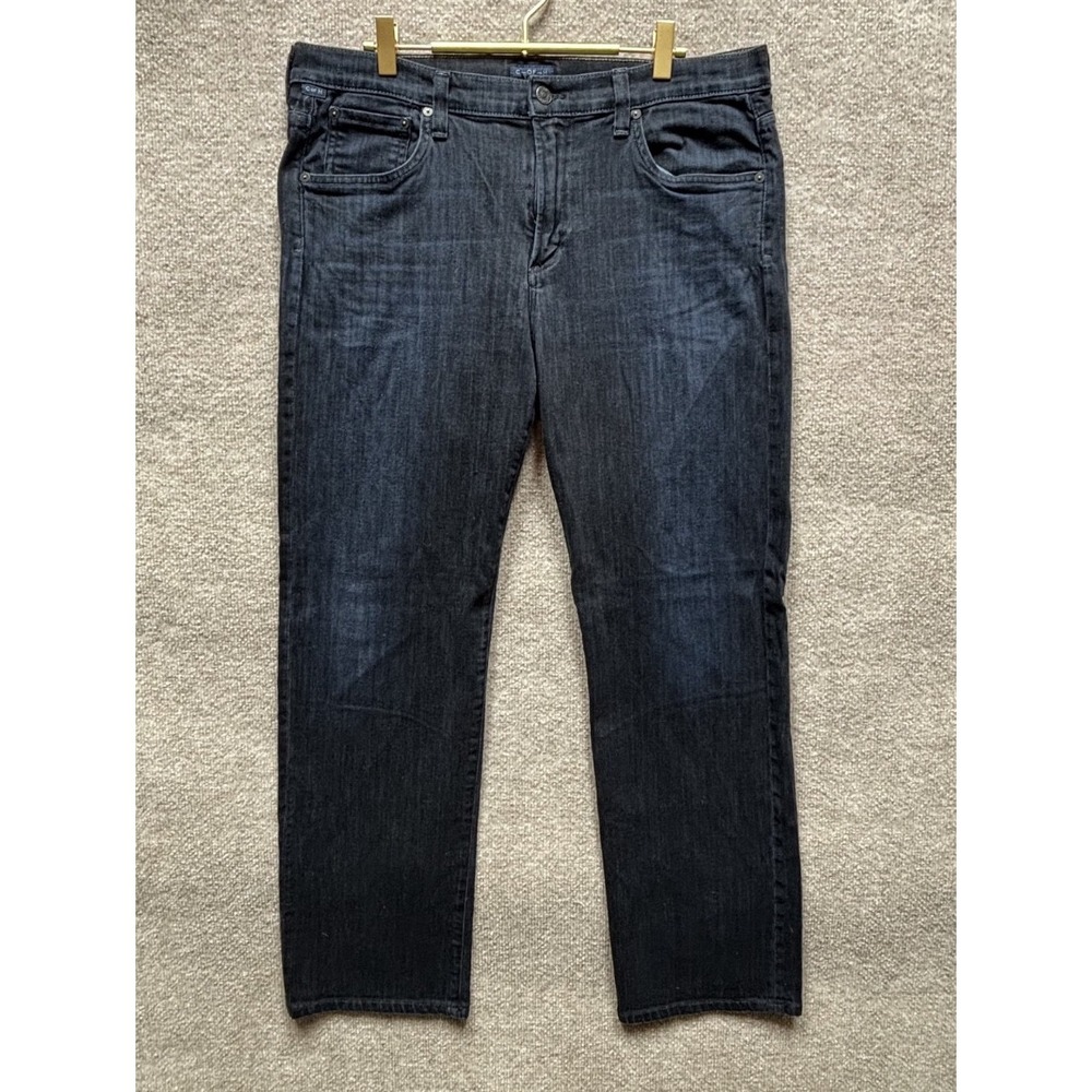 Citizens Of Humanity Jeans Men 34x31 Blue Sid Straight Dark Wash USA‎ Archive